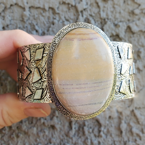 New Mookaite 925 Silver Cuff Bracelet. - Picture 11 of 16